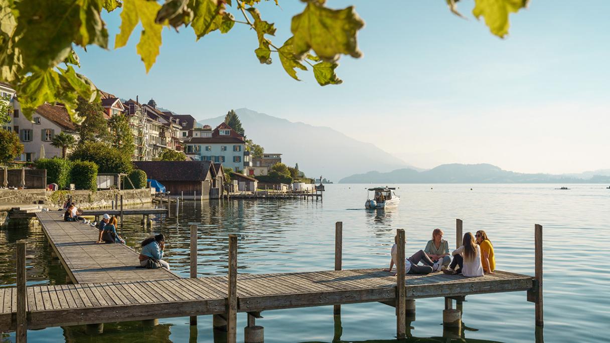 Abendstimmung am Zugersee