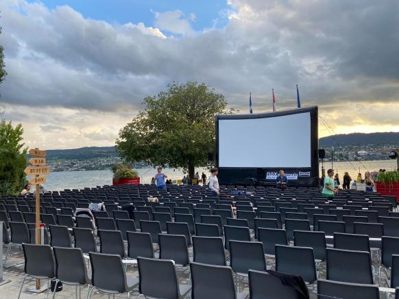 Openair Kino direkt am See